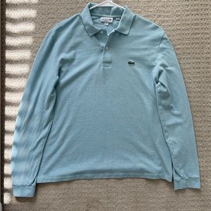 Men’s long sleeve Lacoste polo SIZE LARGE